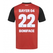 Maillot de football Réplique Bayer Leverkusen Victor Boniface #22 Domicile 2024-25 Manche Courte