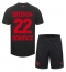 Maillot de football Réplique Bayer Leverkusen Victor Boniface #22 Domicile Enfant 2023-24 Manche Courte (+ Pantalon court)