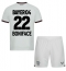 Maillot de football Réplique Bayer Leverkusen Victor Boniface #22 Extérieur Enfant 2023-24 Manche Courte (+ Pantalon court)