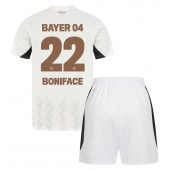 Maillot de football Réplique Bayer Leverkusen Victor Boniface #22 Extérieur Enfant 2024-25 Manche Courte (+ Pantalon court)