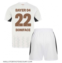 Maillot de football Réplique Bayer Leverkusen Victor Boniface #22 Extérieur Enfant 2024-25 Manche Courte (+ Pantalon court)