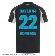 Maillot de football Réplique Bayer Leverkusen Victor Boniface #22 Troisième 2024-25 Manche Courte