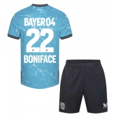 Maillot de football Réplique Bayer Leverkusen Victor Boniface #22 Troisième Enfant 2023-24 Manche Courte (+ Pantalon court)