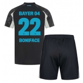 Maillot de football Réplique Bayer Leverkusen Victor Boniface #22 Troisième Enfant 2024-25 Manche Courte (+ Pantalon court)