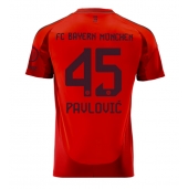 Maillot de football Réplique Bayern Munich Aleksandar Pavlovic #45 Domicile 2024-25 Manche Courte