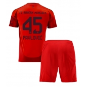 Maillot de football Réplique Bayern Munich Aleksandar Pavlovic #45 Domicile Enfant 2024-25 Manche Courte (+ Pantalon court)