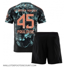 Maillot de football Réplique Bayern Munich Aleksandar Pavlovic #45 Extérieur Enfant 2024-25 Manche Courte (+ Pantalon court)