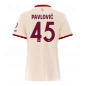 Maillot de football Réplique Bayern Munich Aleksandar Pavlovic #45 Troisième Femme 2024-25 Manche Courte