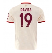 Maillot de football Réplique Bayern Munich Alphonso Davies #19 Troisième 2024-25 Manche Courte