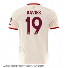 Maillot de football Réplique Bayern Munich Alphonso Davies #19 Troisième 2024-25 Manche Courte