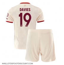 Maillot de football Réplique Bayern Munich Alphonso Davies #19 Troisième Enfant 2024-25 Manche Courte (+ Pantalon court)