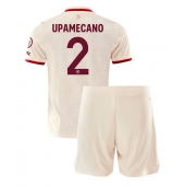 Maillot de football Réplique Bayern Munich Dayot Upamecano #2 Troisième Enfant 2024-25 Manche Courte (+ Pantalon court)