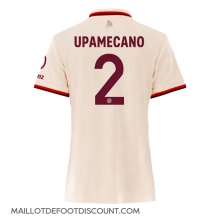 Maillot de football Réplique Bayern Munich Dayot Upamecano #2 Troisième Femme 2024-25 Manche Courte