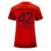 Maillot de football Réplique Bayern Munich Jamal Musiala #42 Domicile Femme 2024-25 Manche Courte