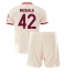 Maillot de football Réplique Bayern Munich Jamal Musiala #42 Troisième Enfant 2024-25 Manche Courte (+ Pantalon court)