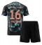 Maillot de football Réplique Bayern Munich Joao Palhinha #16 Extérieur Enfant 2024-25 Manche Courte (+ Pantalon court)