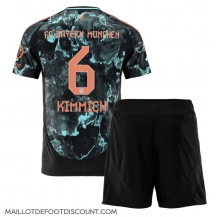 Maillot de football Réplique Bayern Munich Joshua Kimmich #6 Extérieur Enfant 2024-25 Manche Courte (+ Pantalon court)