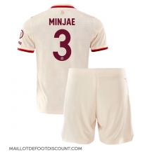 Maillot de football Réplique Bayern Munich Kim Min-jae #3 Troisième Enfant 2024-25 Manche Courte (+ Pantalon court)