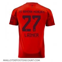 Maillot de football Réplique Bayern Munich Konrad Laimer #27 Domicile 2024-25 Manche Courte