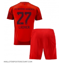 Maillot de football Réplique Bayern Munich Konrad Laimer #27 Domicile Enfant 2024-25 Manche Courte (+ Pantalon court)