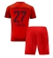 Maillot de football Réplique Bayern Munich Konrad Laimer #27 Domicile Enfant 2024-25 Manche Courte (+ Pantalon court)