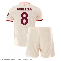 Maillot de football Réplique Bayern Munich Leon Goretzka #8 Troisième Enfant 2024-25 Manche Courte (+ Pantalon court)