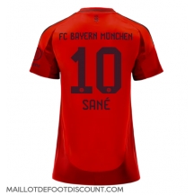 Maillot de football Réplique Bayern Munich Leroy Sane #10 Domicile Femme 2024-25 Manche Courte