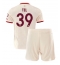 Maillot de football Réplique Bayern Munich Mathys Tel #39 Troisième Enfant 2024-25 Manche Courte (+ Pantalon court)