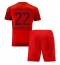 Maillot de football Réplique Bayern Munich Raphael Guerreiro #22 Domicile Enfant 2024-25 Manche Courte (+ Pantalon court)