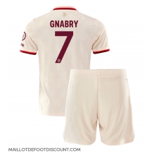 Maillot de football Réplique Bayern Munich Serge Gnabry #7 Troisième Enfant 2024-25 Manche Courte (+ Pantalon court)