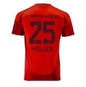 Maillot de football Réplique Bayern Munich Thomas Muller #25 Domicile 2024-25 Manche Courte