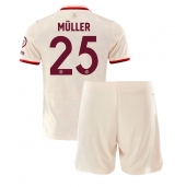 Maillot de football Réplique Bayern Munich Thomas Muller #25 Troisième Enfant 2024-25 Manche Courte (+ Pantalon court)