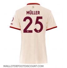 Maillot de football Réplique Bayern Munich Thomas Muller #25 Troisième Femme 2024-25 Manche Courte