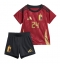 Maillot de football Réplique Belgique Amadou Onana #24 Domicile Enfant Europe 2024 Manche Courte (+ Pantalon court)