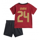 Maillot de football Réplique Belgique Amadou Onana #24 Domicile Enfant Europe 2024 Manche Courte (+ Pantalon court)