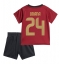 Maillot de football Réplique Belgique Amadou Onana #24 Domicile Enfant Europe 2024 Manche Courte (+ Pantalon court)