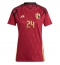 Maillot de football Réplique Belgique Amadou Onana #24 Domicile Femme Europe 2024 Manche Courte