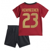 Maillot de football Réplique Belgique Arthur Vermeeren #23 Domicile Enfant Europe 2024 Manche Courte (+ Pantalon court)