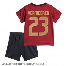 Maillot de football Réplique Belgique Arthur Vermeeren #23 Domicile Enfant Europe 2024 Manche Courte (+ Pantalon court)