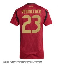 Maillot de football Réplique Belgique Arthur Vermeeren #23 Domicile Femme Europe 2024 Manche Courte