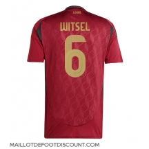 Maillot de football Réplique Belgique Axel Witsel #6 Domicile Europe 2024 Manche Courte