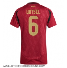 Maillot de football Réplique Belgique Axel Witsel #6 Domicile Femme Europe 2024 Manche Courte