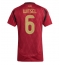 Maillot de football Réplique Belgique Axel Witsel #6 Domicile Femme Europe 2024 Manche Courte