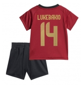 Maillot de football Réplique Belgique Dodi Lukebakio #14 Domicile Enfant Europe 2024 Manche Courte (+ Pantalon court)