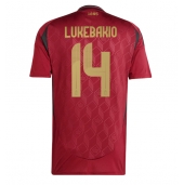 Maillot de football Réplique Belgique Dodi Lukebakio #14 Domicile Europe 2024 Manche Courte