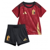 Maillot de football Réplique Belgique Domicile Enfant Europe 2024 Manche Courte (+ Pantalon court)