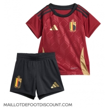 Maillot de football Réplique Belgique Domicile Enfant Europe 2024 Manche Courte (+ Pantalon court)