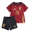 Maillot de football Réplique Belgique Jeremy Doku #22 Domicile Enfant Europe 2024 Manche Courte (+ Pantalon court)