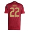 Maillot de football Réplique Belgique Jeremy Doku #22 Domicile Europe 2024 Manche Courte