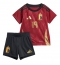 Maillot de football Réplique Belgique Johan Bakayoko #19 Domicile Enfant Europe 2024 Manche Courte (+ Pantalon court)